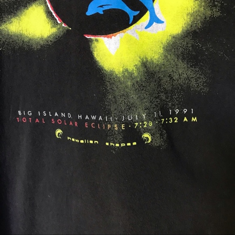 Big Island Total Solar Eclipse 1991 Vintage Single St… Gem